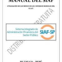 Manual del SIAF