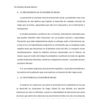 Programa de atención al niño en situación social de riesgo