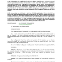 Texto Único Ordenado de la ley impuesto a la renta